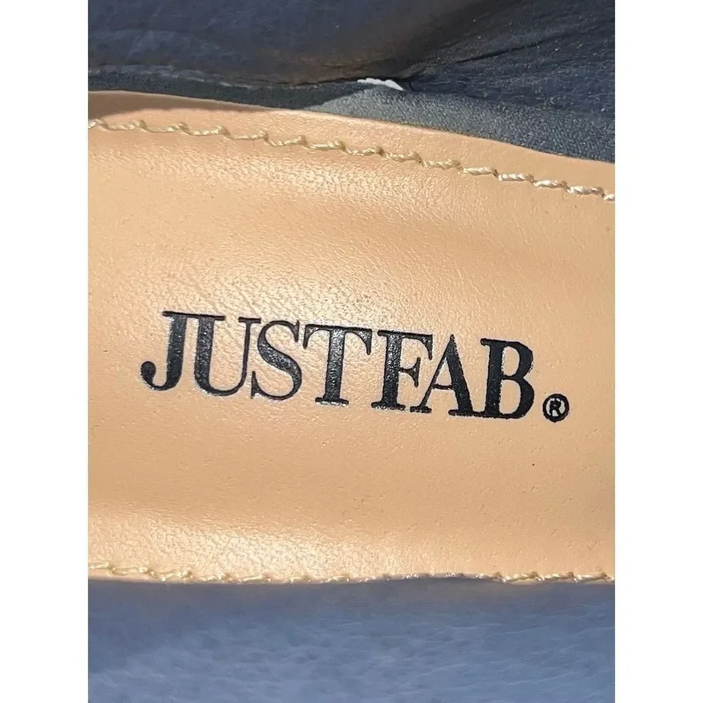 JustFab Lizette Strappy Chunky Heel Sandals